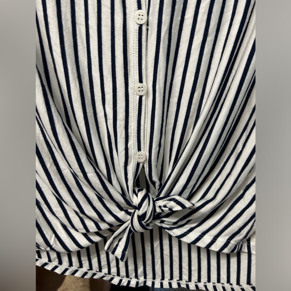 Max Studio Striped Top - Picture 8 of 11